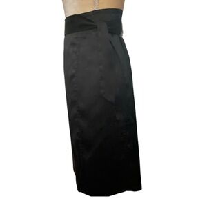 Paul & Joe for Target Black 100% Silk Wrap Skirt Sz XL